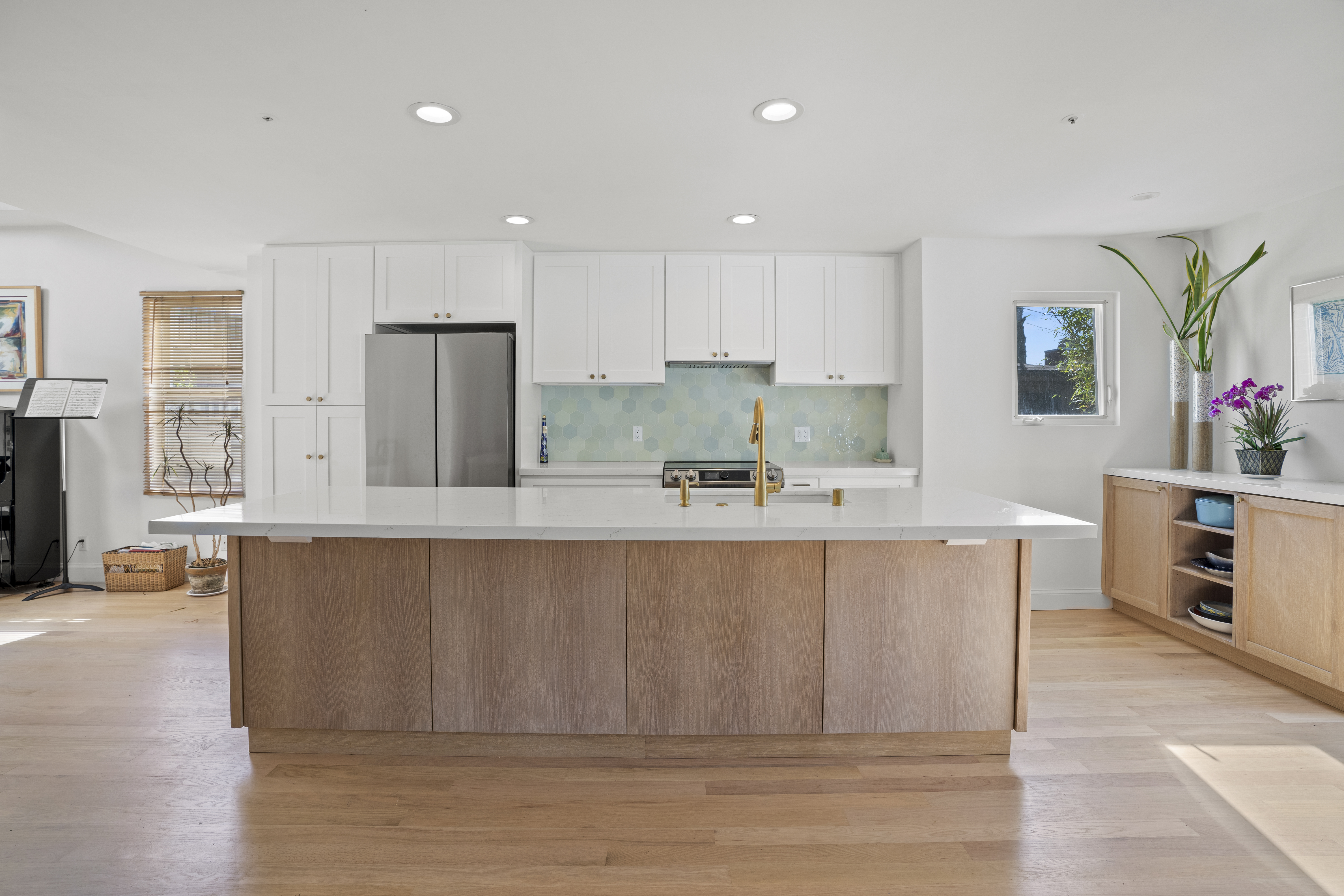 Completed kitchen remodel - Luz Builders Instagram
